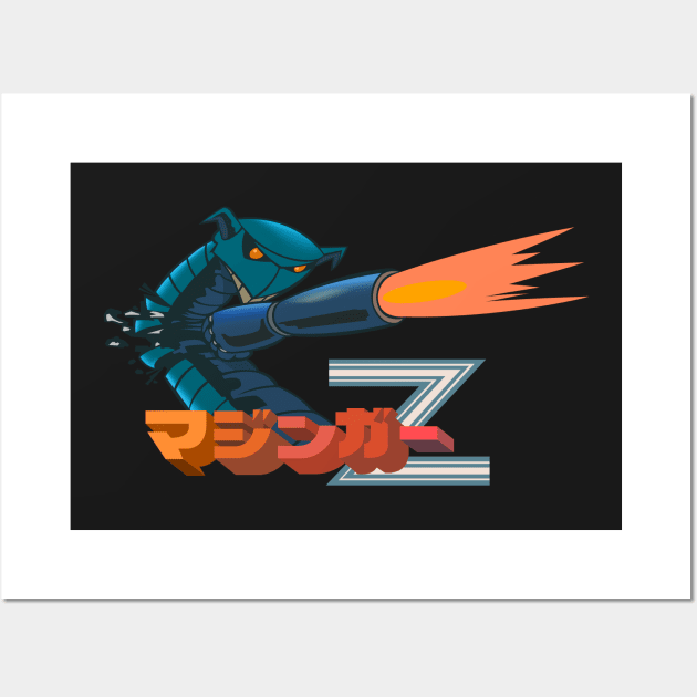 Mazinger Z Wall Art by elobrerodelarte